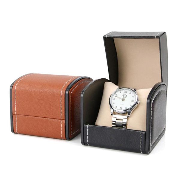 storage bottles & jars pu leather watch display case single-grid with cushion jewelry gift box
storage bottles & jars pu leather watch display case single-grid with cushion jewelry gift box
