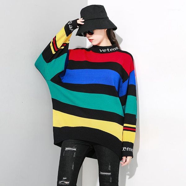 fashion tide winter new elastic high collar hit color sweater personality large size letter long sleeve sweater skirt 19b-a731, White;black
fashion tide winter new elastic high collar hit color sweater personality large size letter long sleeve sweater skirt 19b-a731, White;black