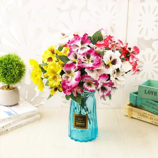 decorative flowers & wreaths 5 fork artificial wedding christmas decor pansy bouquet home office party plant table desk el plant1 
decorative flowers & wreaths 5 fork artificial wedding christmas decor pansy bouquet home office party plant table desk el plant1