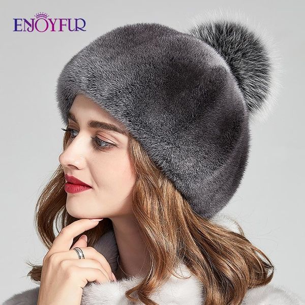 enjoyfur whole mink fur winter hats for women luxury real fur pompom cap female fashion octagonal hat new warm beanies 201027, Blue;gray
enjoyfur whole mink fur winter hats for women luxury real fur pompom cap female fashion octagonal hat new warm beanies 201027, Blue;gray
