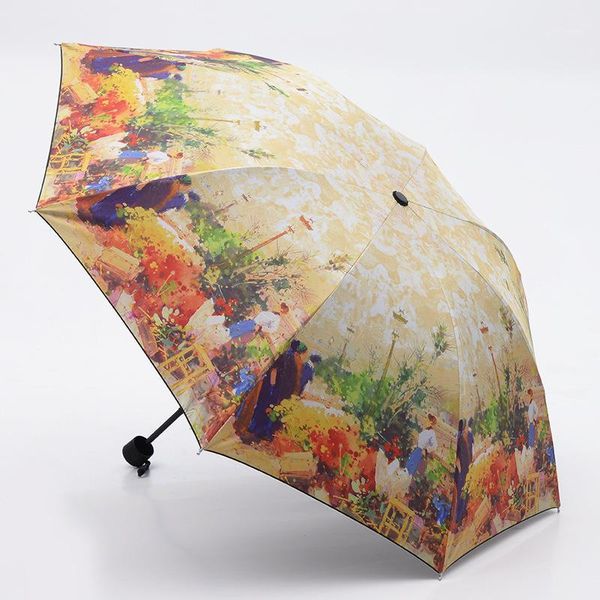 oil painting europe scenery pattern rain/ sun umbrella,3 folding thickening anti uv fashion abstract art design women umbrella1
oil painting europe scenery pattern rain/ sun umbrella,3 folding thickening anti uv fashion abstract art design women umbrella1