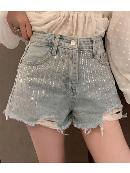 woman shorts high waist wide leg a-line denim shorts 2020 fashion vintage light blue sequined hole streetwear female jeans short1, White;black
woman shorts high waist wide leg a-line denim shorts 2020 fashion vintage light blue sequined hole streetwear female jeans short1, White;black