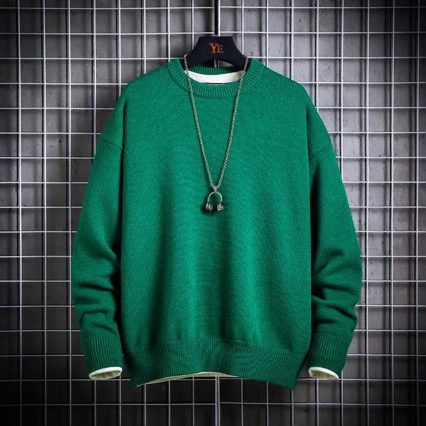 men's sweaters loose casual couple o-neck oversize pullover solid color sweater mens coat knitwear men pull homme clothes -5xl, White;black
men's sweaters loose casual couple o-neck oversize pullover solid color sweater mens coat knitwear men pull homme clothes -5xl, White;black