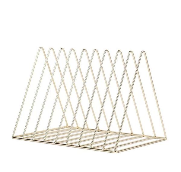 Deskbookshelf Rack,office Triangular 9-fold Document Finishing Storage Rack,bookends Holder Stand,tabl Sqcdaj Dh_seller2010