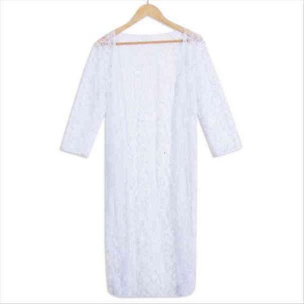 women white lace bikini cover-up summer cardigan swimwear beach long dress, White;black
women white lace bikini cover-up summer cardigan swimwear beach long dress, White;black