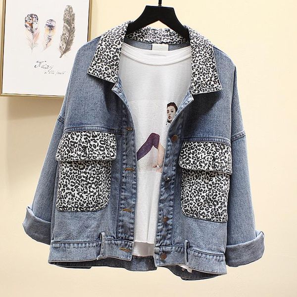 2020 new arrival jacket autumn women leopard jean coat back single breasted denim jackets womens short casual jacket jeans woman, Black;brown
2020 new arrival jacket autumn women leopard jean coat back single breasted denim jackets womens short casual jacket jeans woman, Black;brown