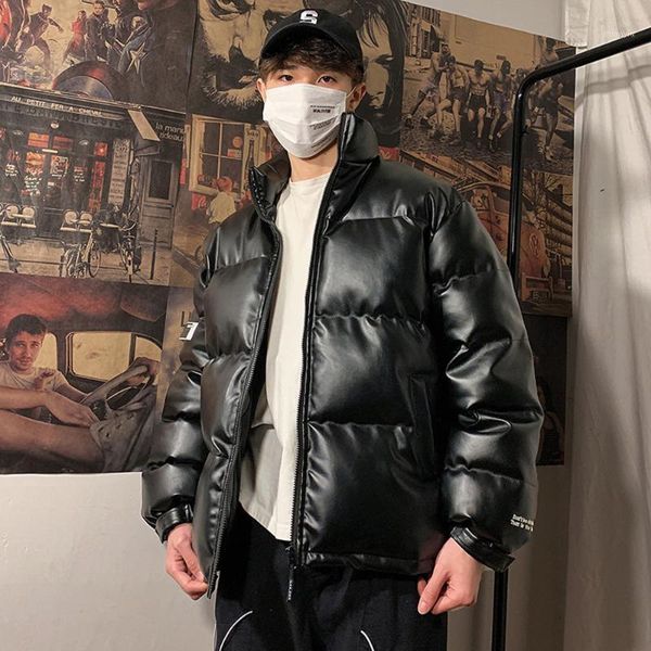 mens down jacket winter male coats zipper thick slim casual short style pu leather man outerwear clothes1, Black
mens down jacket winter male coats zipper thick slim casual short style pu leather man outerwear clothes1, Black