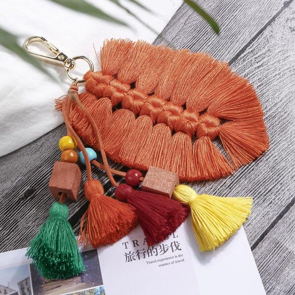 bohemian tassel keychains handmade leaves tassel colorful handbag pendants boho women accessories, Silver
bohemian tassel keychains handmade leaves tassel colorful handbag pendants boho women accessories, Silver