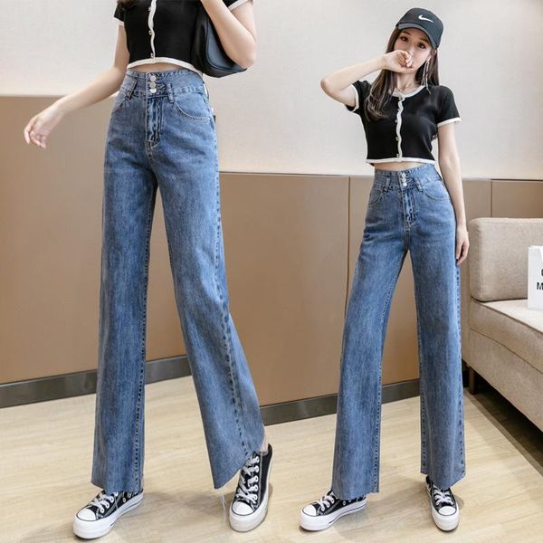 high waist jeans women fall 2020 new show thin little easing the drape drag straight tube, wide-legged pants, Blue
high waist jeans women fall 2020 new show thin little easing the drape drag straight tube, wide-legged pants, Blue