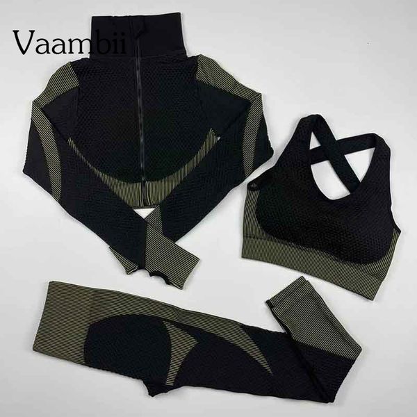 3 piece seamless gym yoga set woman leggings and plus size athletic biker jogging kit female wholesale sports yoga clothes c0123, Gray
3 piece seamless gym yoga set woman leggings and plus size athletic biker jogging kit female wholesale sports yoga clothes c0123, Gray