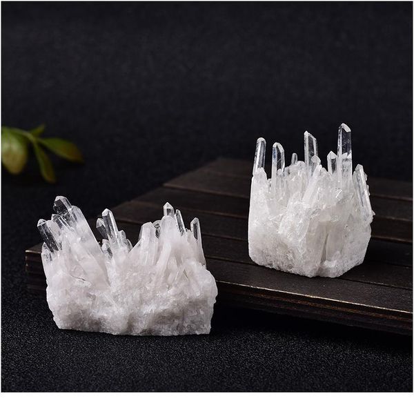 1pc natural raw quartz white clear crystal cluster healing stones crystal point specimen home decoration raw crystals m jlljkl, Black
1pc natural raw quartz white clear crystal cluster healing stones crystal point specimen home decoration raw crystals m jlljkl, Black