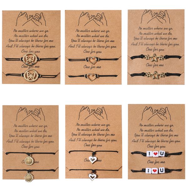 new fashion couple bracelets hollow butterfly pendant adjustable rope chain bracelet lover jewelry for valentine's day, Silver
new fashion couple bracelets hollow butterfly pendant adjustable rope chain bracelet lover jewelry for valentine's day, Silver