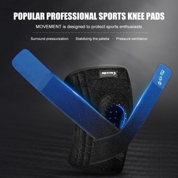 cycling knee protective gear sports fitness patella belt knee pad compression for easy safety working-out ornaments, Black;gray
cycling knee protective gear sports fitness patella belt knee pad compression for easy safety working-out ornaments, Black;gray