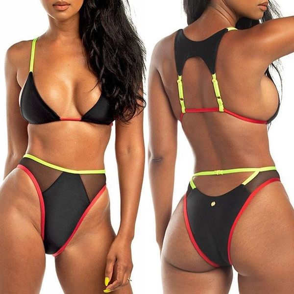 black mesh bikini high waist swimsuit women swimwear patchwork bikini set bather push up bathing suit swim wear lady t200508, White;black
black mesh bikini high waist swimsuit women swimwear patchwork bikini set bather push up bathing suit swim wear lady t200508, White;black