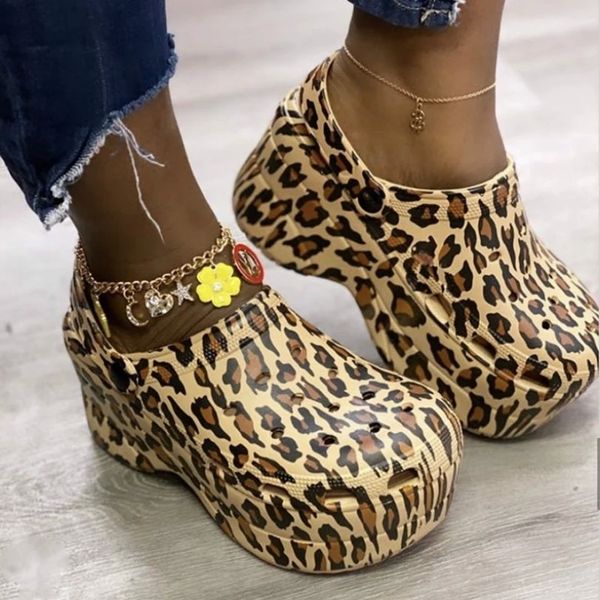 ins leopard shoes serpentine small hole women high heel sandals cute slippers platform summer ladies casual shoes #xj0q, Black
ins leopard shoes serpentine small hole women high heel sandals cute slippers platform summer ladies casual shoes #xj0q, Black
