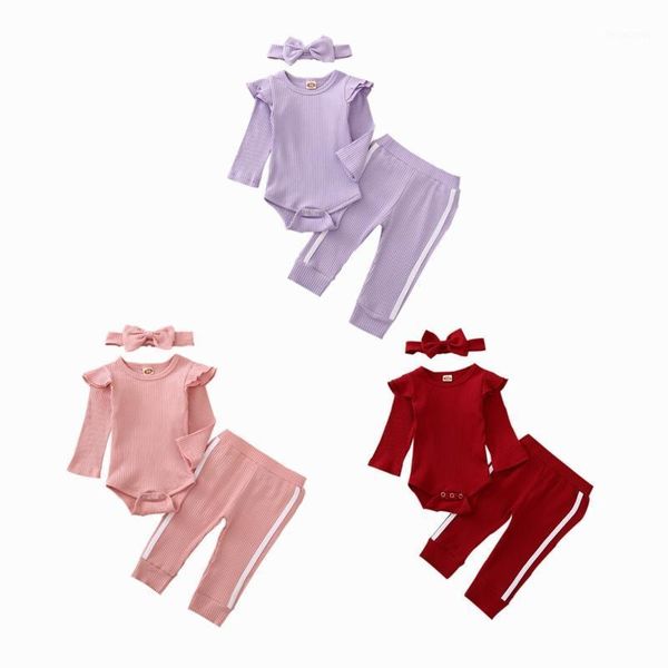 clothing sets kid baby girls boys knitting romper jogger pants round collar long sleeves ruffle buttons headband 3pcs clothes 0-18m1, White
clothing sets kid baby girls boys knitting romper jogger pants round collar long sleeves ruffle buttons headband 3pcs clothes 0-18m1, White