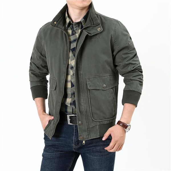 spring and autumn new style men middle-aged loose-fit jacket stand collar casual solid color multi-pockets large size pure cotto, Black
spring and autumn new style men middle-aged loose-fit jacket stand collar casual solid color multi-pockets large size pure cotto, Black