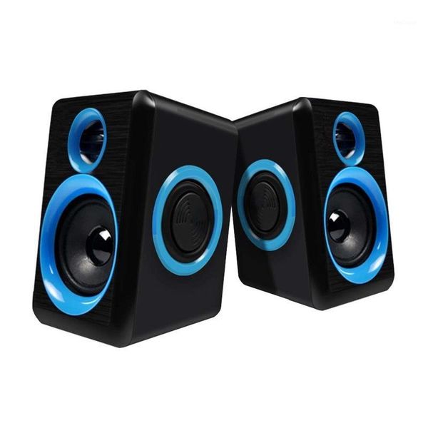 surround portable computer speakers with stereo bass usb wired powered multimedia deskspeaker for pc lap1