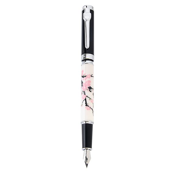 Creative Ceramic Plum Blossom Iraurita Fountain Pen Metal Wood Shell Fountain Ink Pen Writing School Office Business Stationery, Red
Creative Ceramic Plum Blossom Iraurita Fountain Pen Metal Wood Shell Fountain Ink Pen Writing School Office Business Stationery, Red