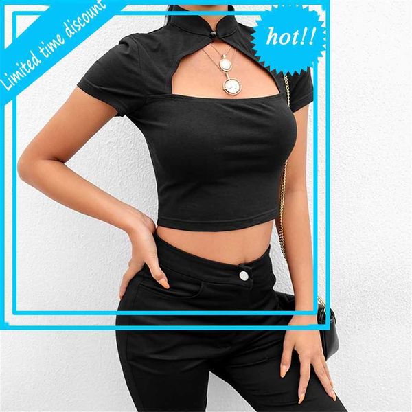 women fashion summer t-shirts harajuku short mouw crop girls chinese style t-shirt hollow out tee shirt 2021, White
women fashion summer t-shirts harajuku short mouw crop girls chinese style t-shirt hollow out tee shirt 2021, White