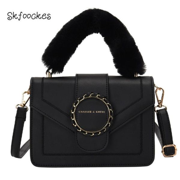 skfoockes women's bag 2020 autumn and winter new fashion plush portable shoulder bag car stitching handbag casual messenger
skfoockes women's bag 2020 autumn and winter new fashion plush portable shoulder bag car stitching handbag casual messenger