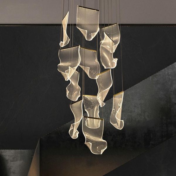 postmodern led chandelier lighting duplex rotating staircase adjustable hanging lamp light guide dining living room new fixtures
postmodern led chandelier lighting duplex rotating staircase adjustable hanging lamp light guide dining living room new fixtures