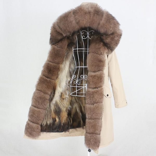 women's fur & faux oftbuy 2021 winter jacket women x-long waterproof parka real coat natural thick warm detachable streetwear outerwear, Black
women's fur & faux oftbuy 2021 winter jacket women x-long waterproof parka real coat natural thick warm detachable streetwear outerwear, Black