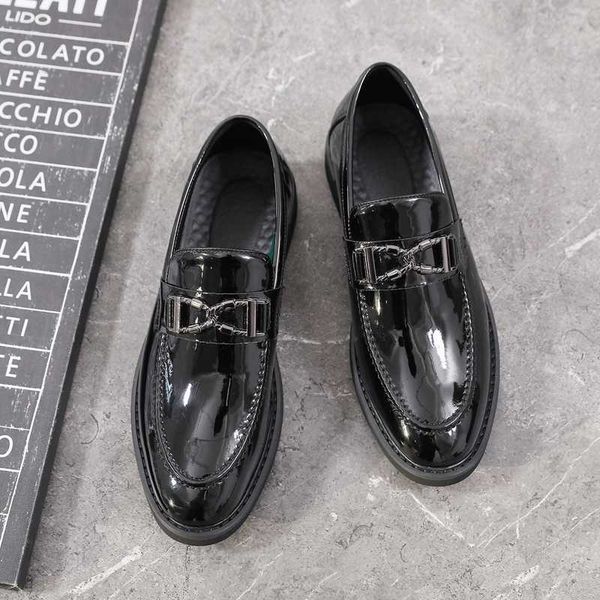 cimim brand men business patent leather casual shoes large size fashion hairstylist formal dress shoes comfortable loafers men, Black
cimim brand men business patent leather casual shoes large size fashion hairstylist formal dress shoes comfortable loafers men, Black