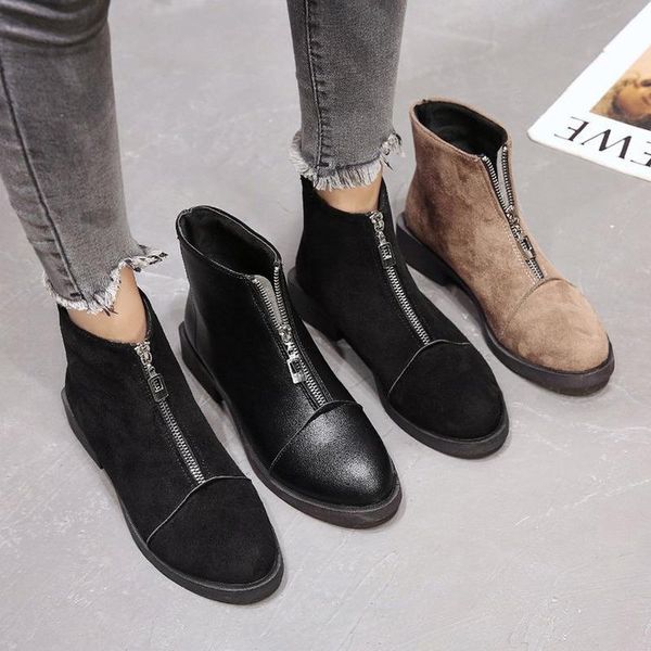 women shoes ankle autumn british style leather motorcycle round head handsome flat heel and ankle punk style black leather boot
women shoes ankle autumn british style leather motorcycle round head handsome flat heel and ankle punk style black leather boot