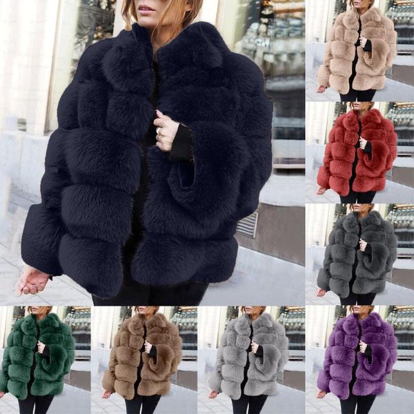 plus size fashion faux fur jacket coat casual thick warm cardigan coat streetwear female winter long sleeve womens outerwear, Black;brown
plus size fashion faux fur jacket coat casual thick warm cardigan coat streetwear female winter long sleeve womens outerwear, Black;brown