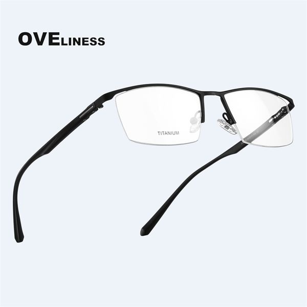 titanium alloy eyeglasses eye glasses frame men optical clear lenses transparent myopia prescription glasses male metal eyewear t200428, Silver
titanium alloy eyeglasses eye glasses frame men optical clear lenses transparent myopia prescription glasses male metal eyewear t200428, Silver