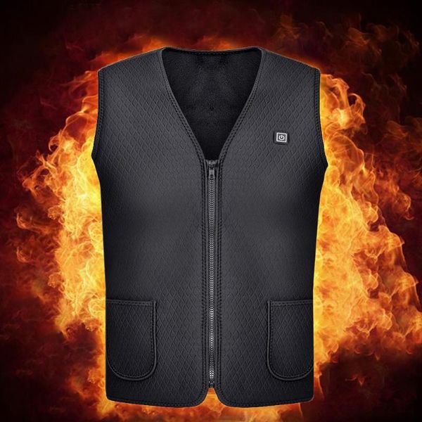 men women usb electric heated vest 3 adjustable temperature 5 areas abdomen back heating jacket for cycling skiing coat clothing, Gray;blue
men women usb electric heated vest 3 adjustable temperature 5 areas abdomen back heating jacket for cycling skiing coat clothing, Gray;blue
