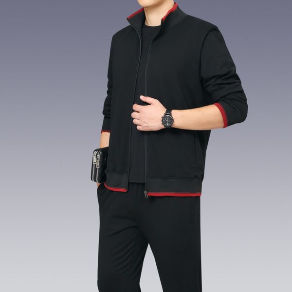 large 2020 new sports suit men's spring autumn middle aged leisure sweater sportswear two piece set, Gray
large 2020 new sports suit men's spring autumn middle aged leisure sweater sportswear two piece set, Gray