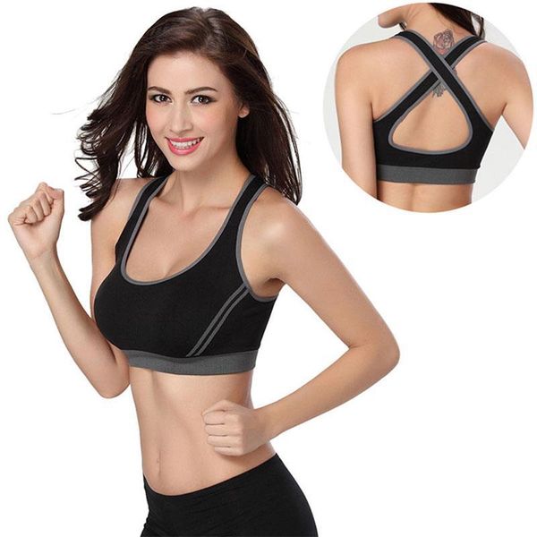 soft running exercise sport bra women bandage shockproof underwear stretch workout seamless women padded vest sportwear fashion, White;black
soft running exercise sport bra women bandage shockproof underwear stretch workout seamless women padded vest sportwear fashion, White;black