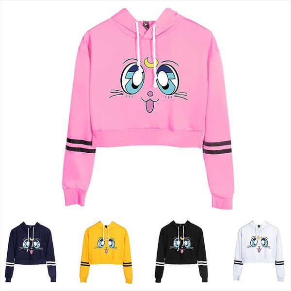women crop hoodies kawaii anime amp;manga sailor moon print harajuku spring casual hoodies sweatshirts plus size, Black
women crop hoodies kawaii anime amp;manga sailor moon print harajuku spring casual hoodies sweatshirts plus size, Black