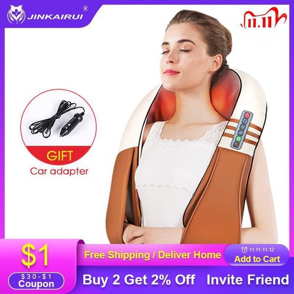 jinkairui home car electrical body massager relaxation massage u shape neck back shoulder shiatsu infrared 3d kneading massager1
jinkairui home car electrical body massager relaxation massage u shape neck back shoulder shiatsu infrared 3d kneading massager1