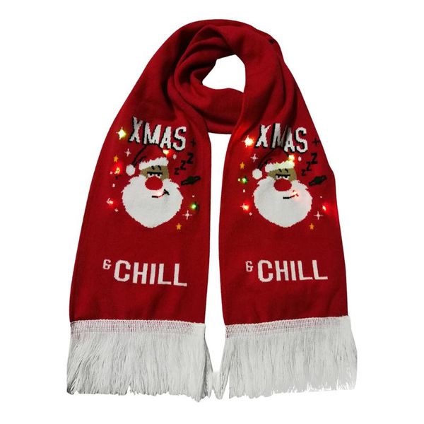 40# colorful merry christmas led light-up knit scarf warm wrap head scarve santa claus scarf warm xmas neckerchief, Blue;gray
40# colorful merry christmas led light-up knit scarf warm wrap head scarve santa claus scarf warm xmas neckerchief, Blue;gray