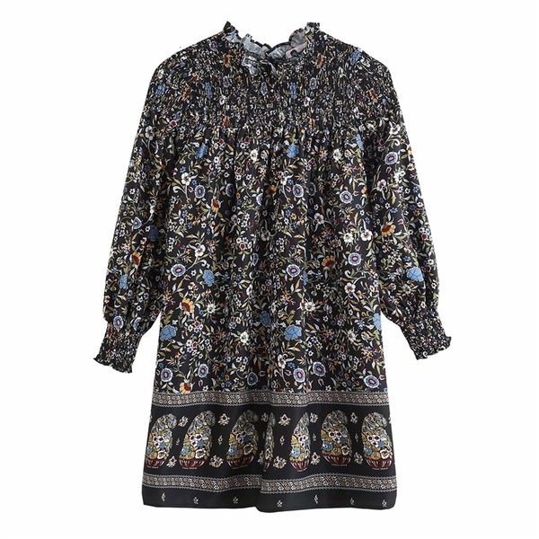 2021 new vintage women o-neck elastic fashion ladies loose lantern sleeve es streetwear female boho print vestidos roa0, Black;gray
2021 new vintage women o-neck elastic fashion ladies loose lantern sleeve es streetwear female boho print vestidos roa0, Black;gray