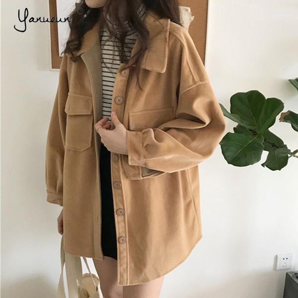 yanueun autumn winter women's jackets pockets single breasted puff sleeve warm preppy style elegant female coat outerwear1, Black
yanueun autumn winter women's jackets pockets single breasted puff sleeve warm preppy style elegant female coat outerwear1, Black