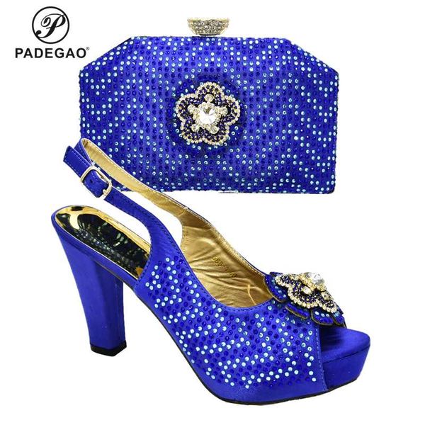 new 2020 african design blue shoes and matching bags italian style high heels sandals and bag set for new year party, Black
new 2020 african design blue shoes and matching bags italian style high heels sandals and bag set for new year party, Black