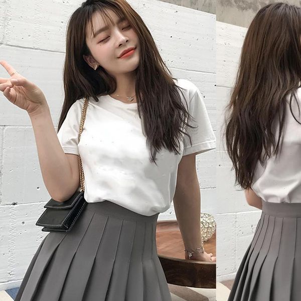 casual women solid color high waist flared pleated a line mini skater skirt perfect gifts for women, Black
casual women solid color high waist flared pleated a line mini skater skirt perfect gifts for women, Black