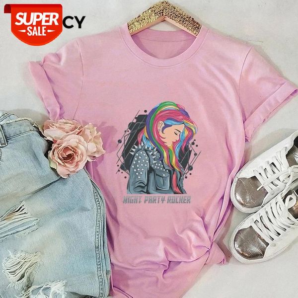 jfuncy party rock girl fashion summer t shirt women plus size short sleeve cotton tees woman casual shirts female #2i7e, White
jfuncy party rock girl fashion summer t shirt women plus size short sleeve cotton tees woman casual shirts female #2i7e, White