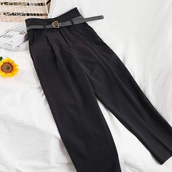 women's pants & capris high v589 haroun female waist drape thin black slacks money straight suit of radish1, Black;white
women's pants & capris high v589 haroun female waist drape thin black slacks money straight suit of radish1, Black;white
