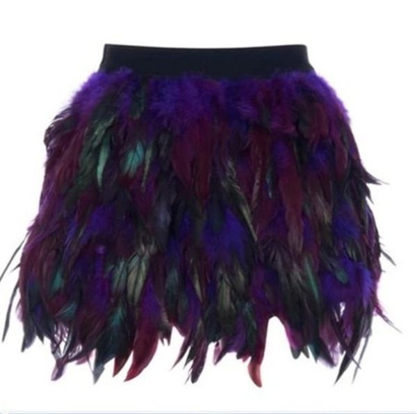 autumn take two for sizes up new style short irregular handmade large black feather skirt, Black;gray
autumn take two for sizes up new style short irregular handmade large black feather skirt, Black;gray