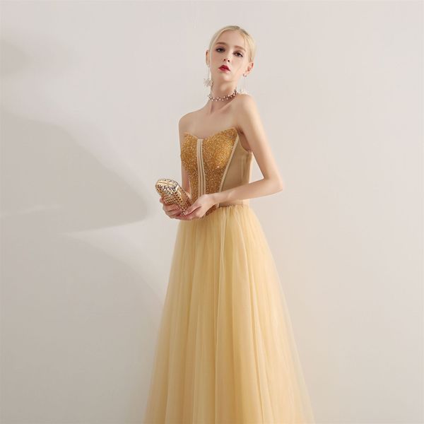 exquisite evening dresses strapless floor-length sequins sweep train prom dress jewel sheer hollow back ruched custom made party gown, Black;red
exquisite evening dresses strapless floor-length sequins sweep train prom dress jewel sheer hollow back ruched custom made party gown, Black;red