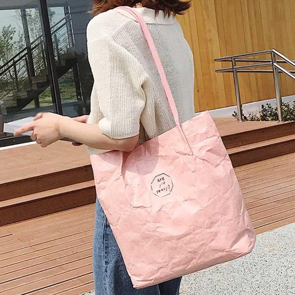 summer fashion women's retro kraft paper splash-proof shoulder bag solid color letter handbags shopping tote women's travel
summer fashion women's retro kraft paper splash-proof shoulder bag solid color letter handbags shopping tote women's travel