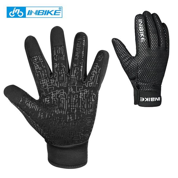 inbike bike gloves winter cycling gloves windproof warm outdoor sports hiking mtb bicycle gloves for men women full finger glove sqcckm, Black 
inbike bike gloves winter cycling gloves windproof warm outdoor sports hiking mtb bicycle gloves for men women full finger glove sqcckm, Black