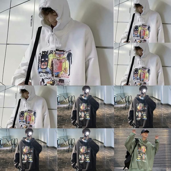 hooded sweater men's fashion coat clothes clothes ins students spring and autumn hip hop dress korean fashion loose autumn coat 53u6f 5, Black
hooded sweater men's fashion coat clothes clothes ins students spring and autumn hip hop dress korean fashion loose autumn coat 53u6f 5, Black