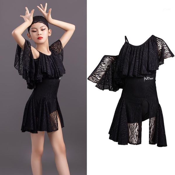 new latin dance dress girls children professional practice clothes one-shoulder lace dress latin dance competition sl39471, Black;red
new latin dance dress girls children professional practice clothes one-shoulder lace dress latin dance competition sl39471, Black;red