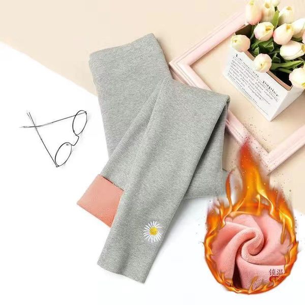 2021 new winter thick cashmere strain thin striped women leggings embroidered waist high skinny pants ruge, Black
2021 new winter thick cashmere strain thin striped women leggings embroidered waist high skinny pants ruge, Black